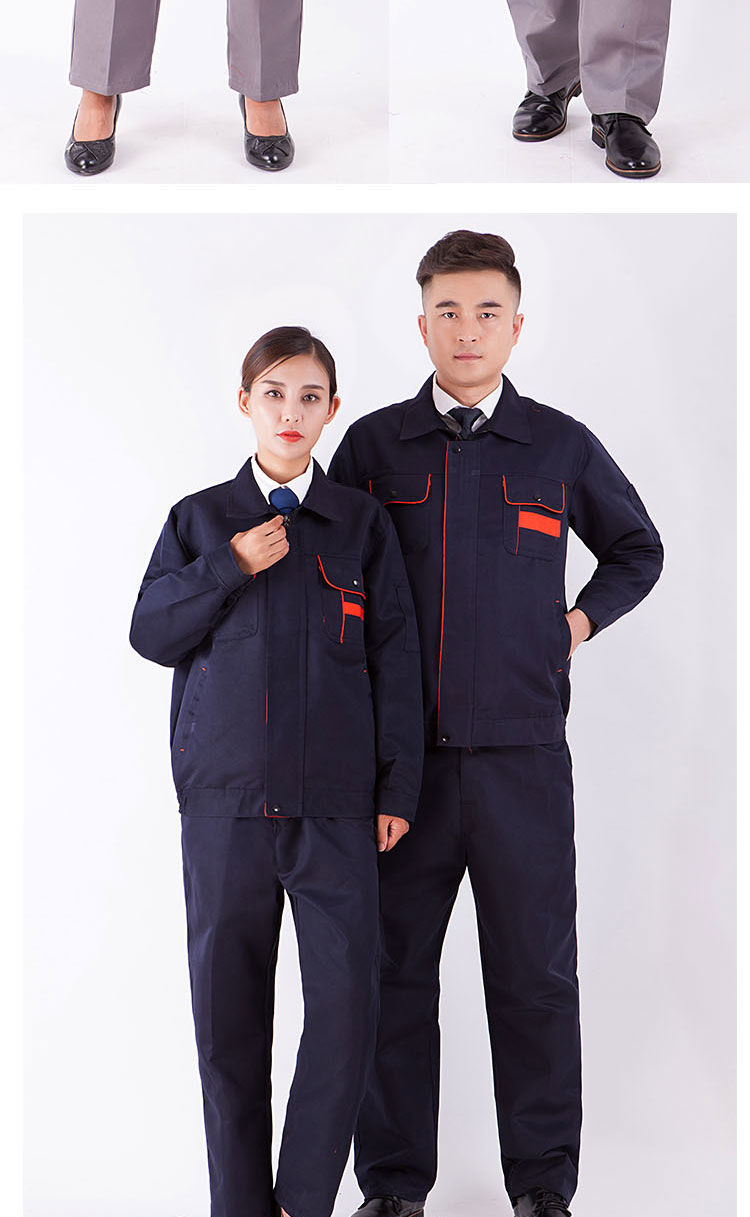 Autumn and winter polyester long sleeved engineering clothing, work clothes, top insulation, anti fouling printing, embroidery enterprise logo