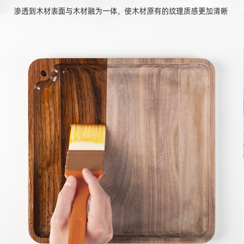 Wood wax oil anti-corrosion wood oil high hardness solid wood transparent color furniture flooring water-based semi matte wood coatings wholesale