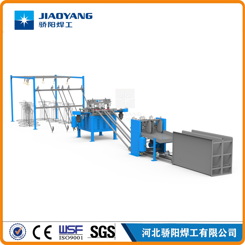 Chicken cage mesh welding machine jy-0114 horizontal pull cage door welding machine steel bar welding mesh equipment