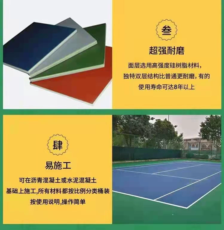 Design and Construction of Silicon PU Stadium Plastic Runway Package Materials for Youguan Brand Sports Materials Manufacturer