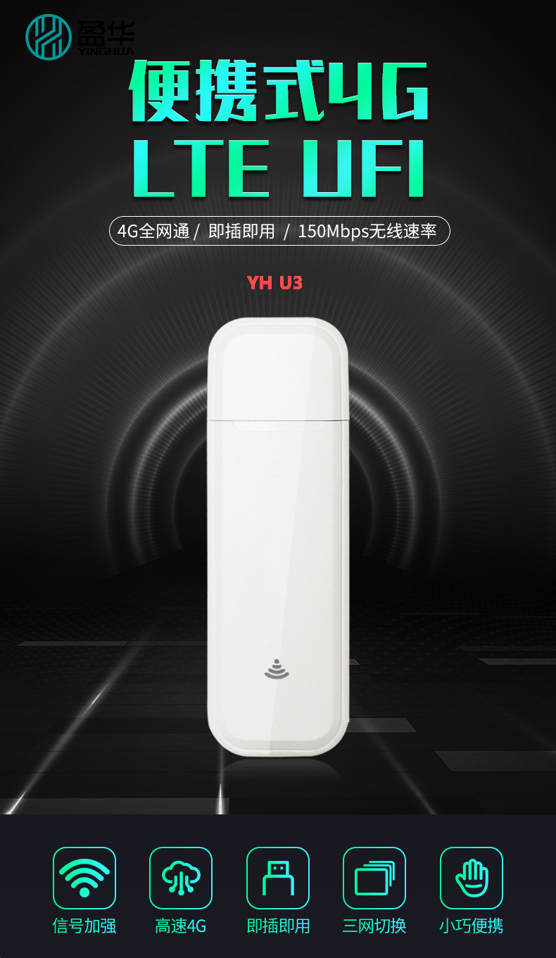 4G card, wireless portable WiFi, mobile all network communication, high-speed portable hotspot network, laptop network card