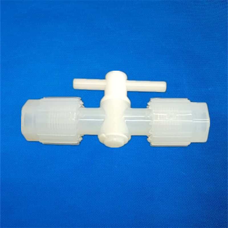 PFA rotary valve, high-temperature resistant, corrosion-resistant, and highly clean plug valve, semiconductor photovoltaic dedicated cleaning valve