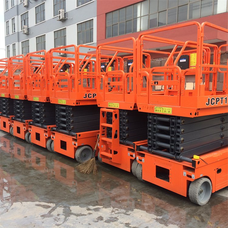 4 meter lifting platform rental elevator rental 6 meter climbing car small mobile scissor forklift Hualitong