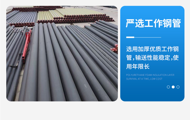 Short customized production cycle for high-temperature resistant polyurethane directly buried thermal insulation pipelines