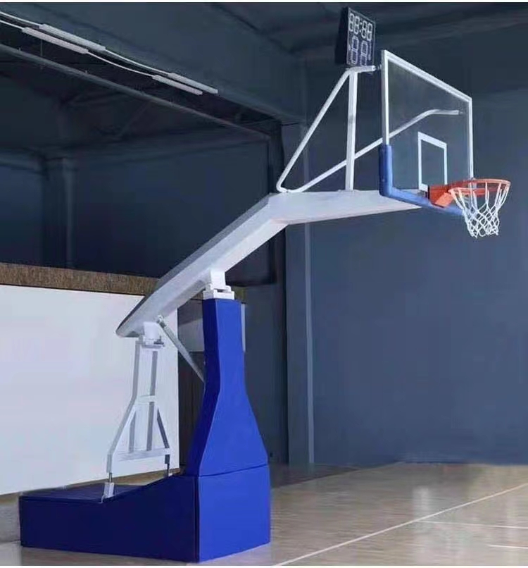 Electric hydraulic basketball rack indoor adjustable competition standard basketball frame giant winged bird