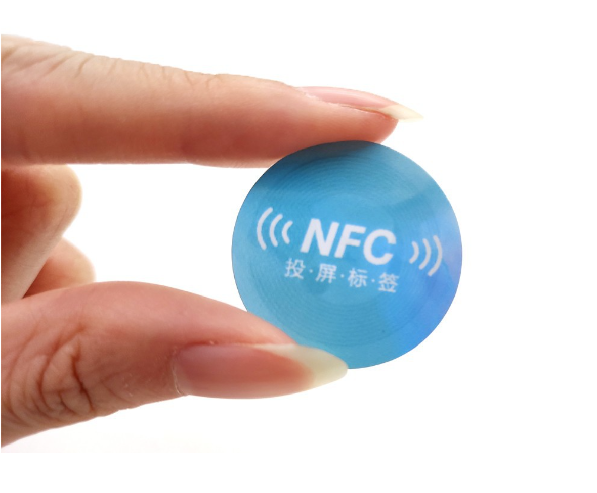 Customized NFC anti metal touch remote control projection label suitable for NTAG series in the field of smart life