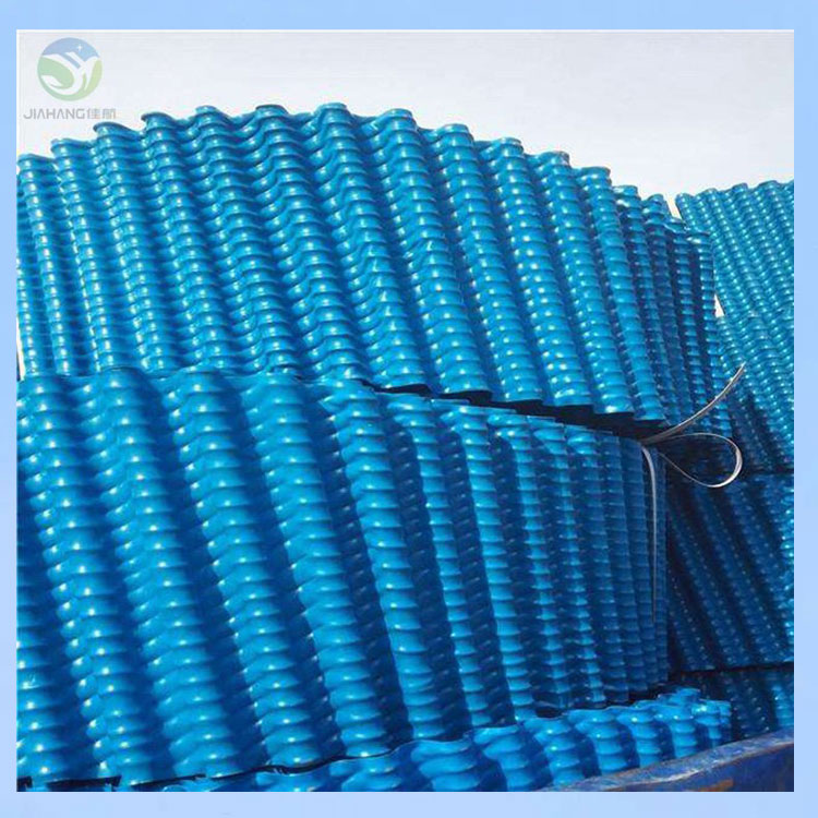 Jiahang circular cloth has good hydrophilicity and good hydrophilicity, and the cooling tower filler is made of PVC material