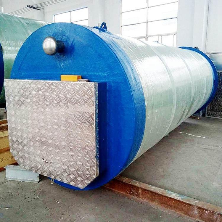 Customized drawings from manufacturers for sewage and rainwater lifting pump stations of fiberglass buried integrated prefabricated pumping stations