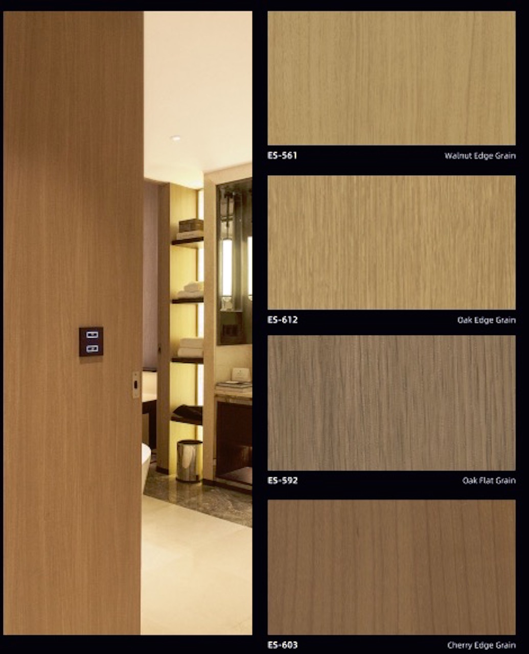 Japanese TGA decorative wood grain film imported waterproof self-adhesive cabinet wall door Boeing soft film PVC wall sticker