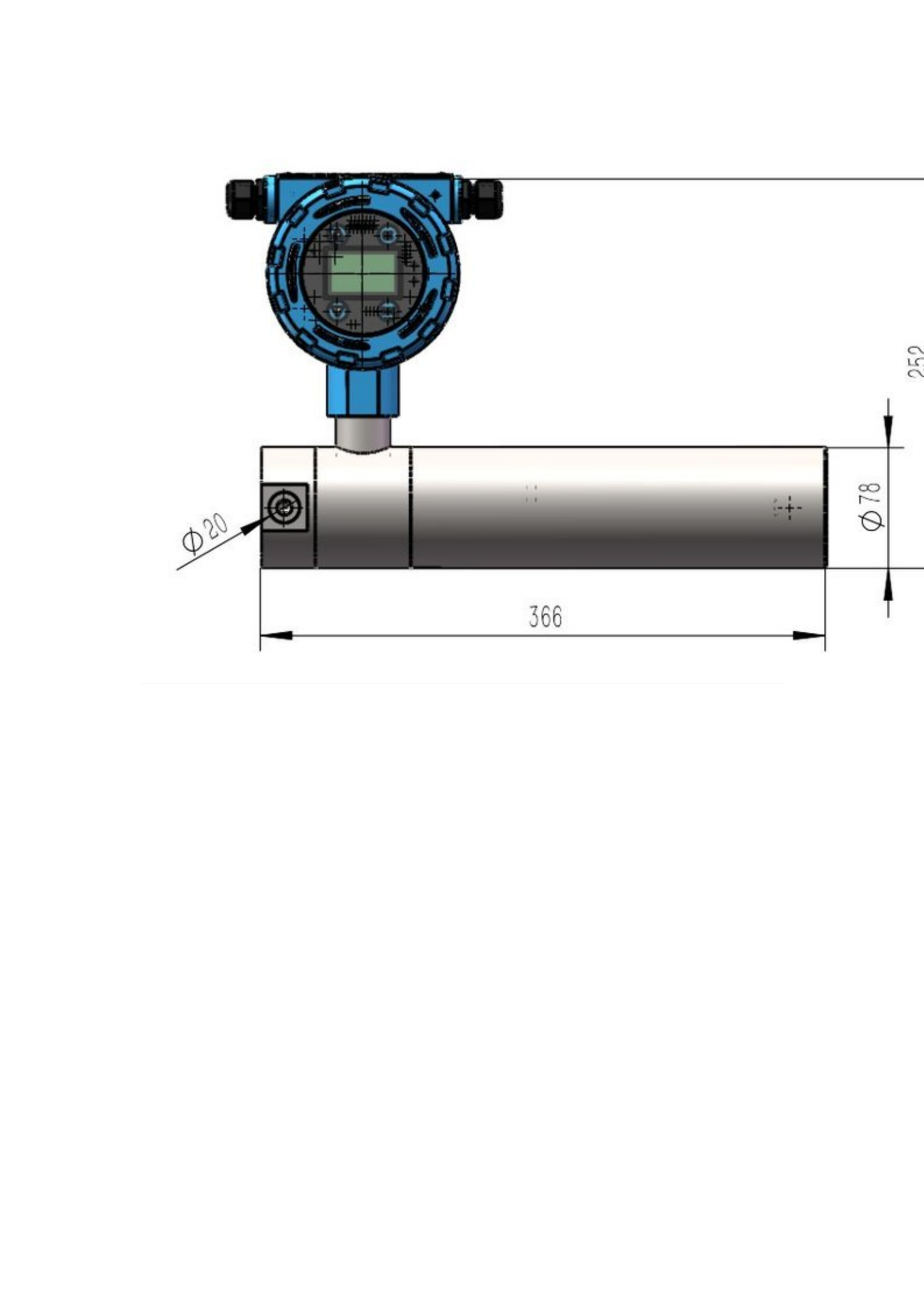 DY-612 Limestone Limestone Slurry U-tube Online Density Meter Desulfurization and Denitration Power Plant Steel Plant