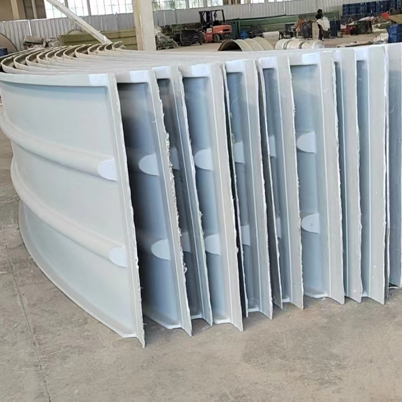 Glass fiber reinforced plastic sewage tank cover plate manufacturer arch sealing cover deodorization oxidation tank cover gas collection cover