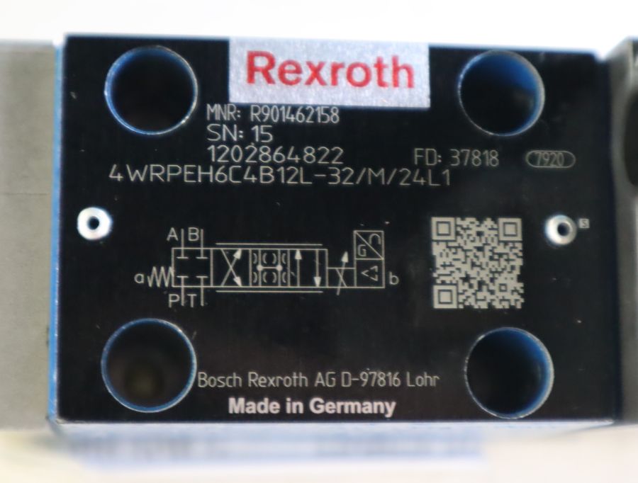 4WRPEH6C4B12L-31/M/24L1 R901462158 德国力士乐REXROTH比例阀