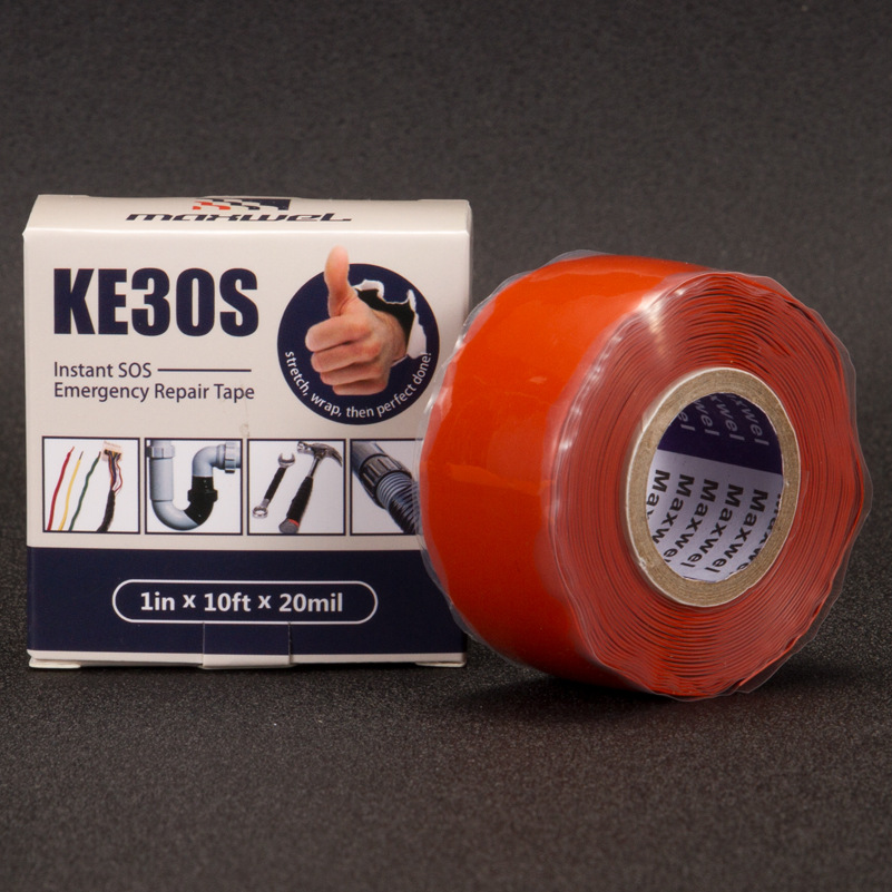 KE30S silicone rubber self-adhesive tape High voltage insulation silicone self-adhesive tape Double sided self melting sealing waterproof tape