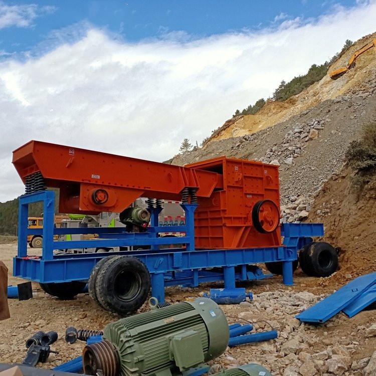 The operation method of the 1214 type large diameter limestone square box crusher of Guangxin Machinery is simple