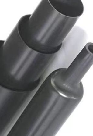 Dabixin black heat shrink pipe PE PVC polyolefin material 6mm shrink pipe wire end harness protection