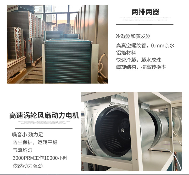 Ruiwang dehumidifier high-power 168L suitable for underground warehouses, distribution rooms, archives, industrial dehumidifiers