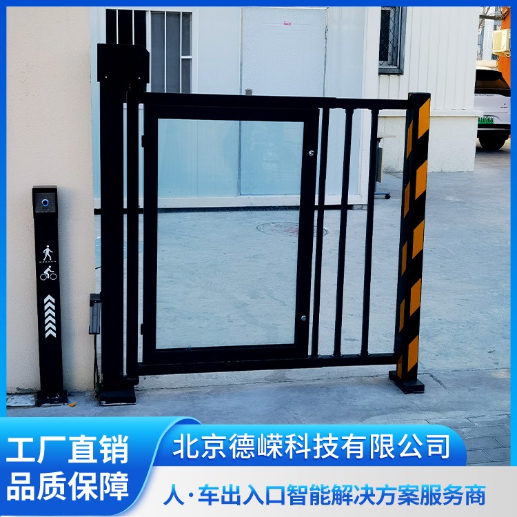 智能电动广告门 办公楼门禁系统 通道刷卡小门 德嵘