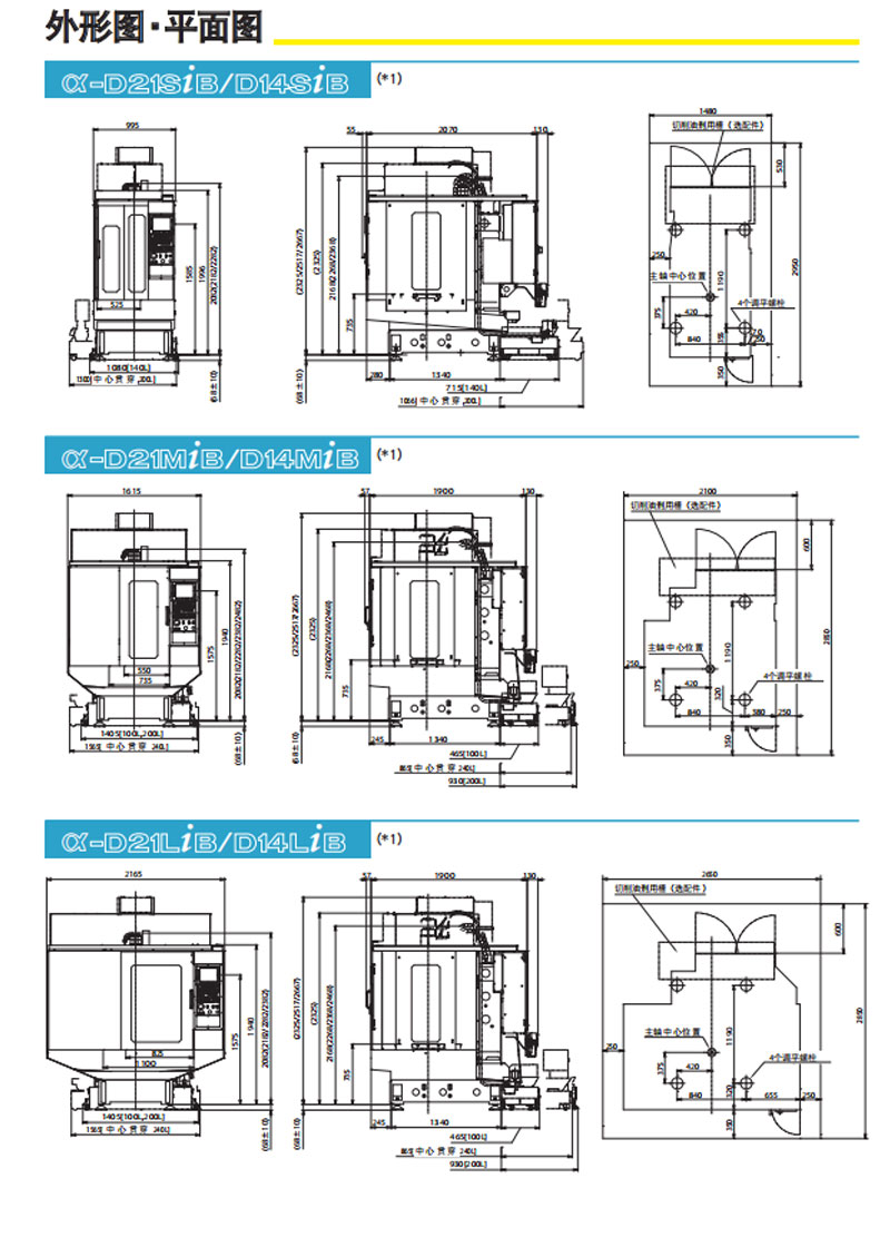 Japan FANUC Drilling and Tapping Machining Center Fanuc Frank Yellow Machine 14 knives 21 knives copper machine