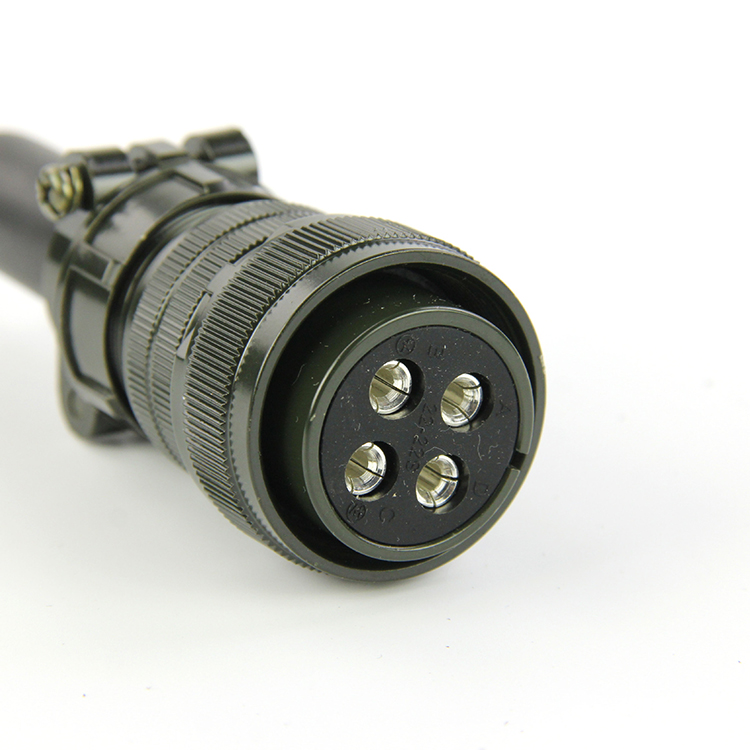 H/MS3106A22-23S/22-23P 8-core military standard aviation plug 50A high current connector