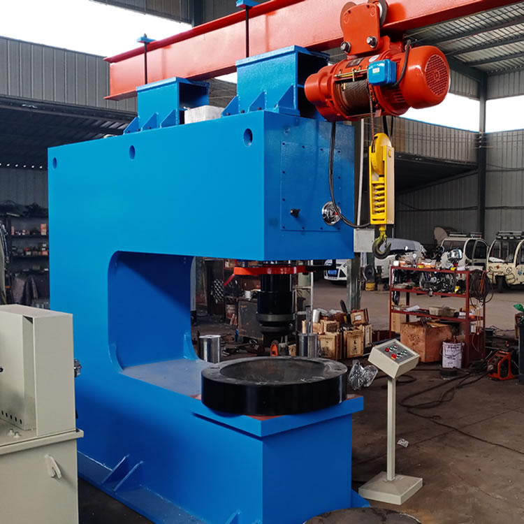 200 ton single column head press C-type single column servo hydraulic press graphite crucible forming