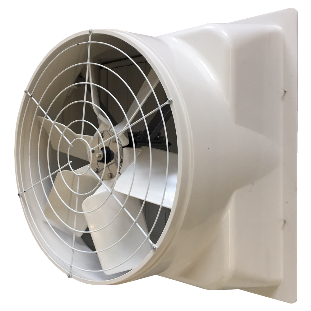 FRP fan high-power cooling fast pure copper national standard motor 1060 axial flow 0.75 kW