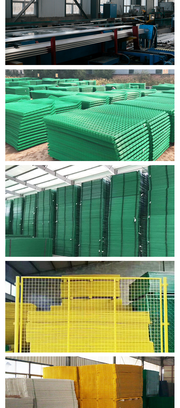 Seamless connection workshop warehouse fence equipment isolation fence customized fence