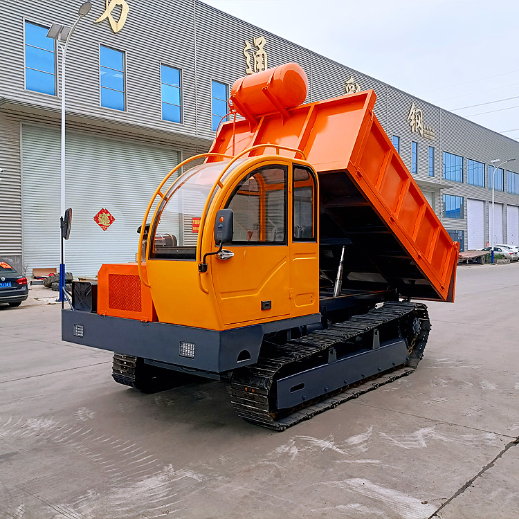 Crawler lifting transport vehicle, rice field agricultural dump truck, all terrain transfer vehicle