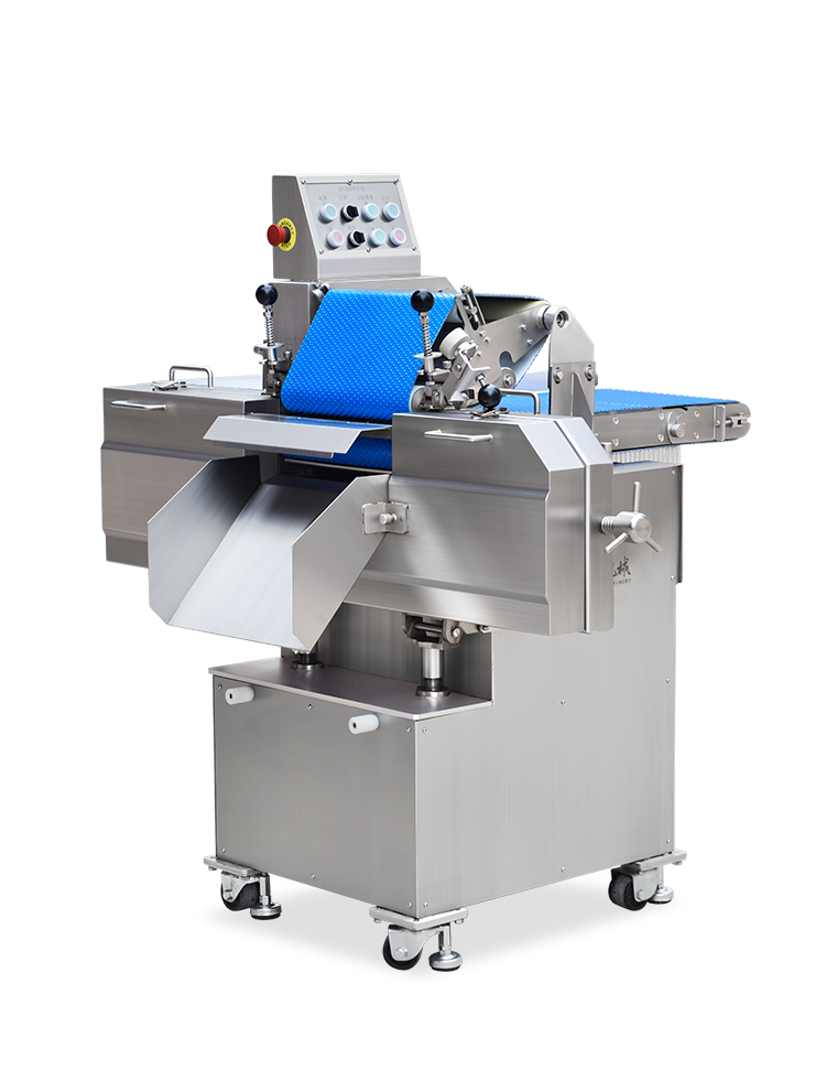 Meat product processing, chicken breast, tenderloin, fresh meat slicing and layering machine