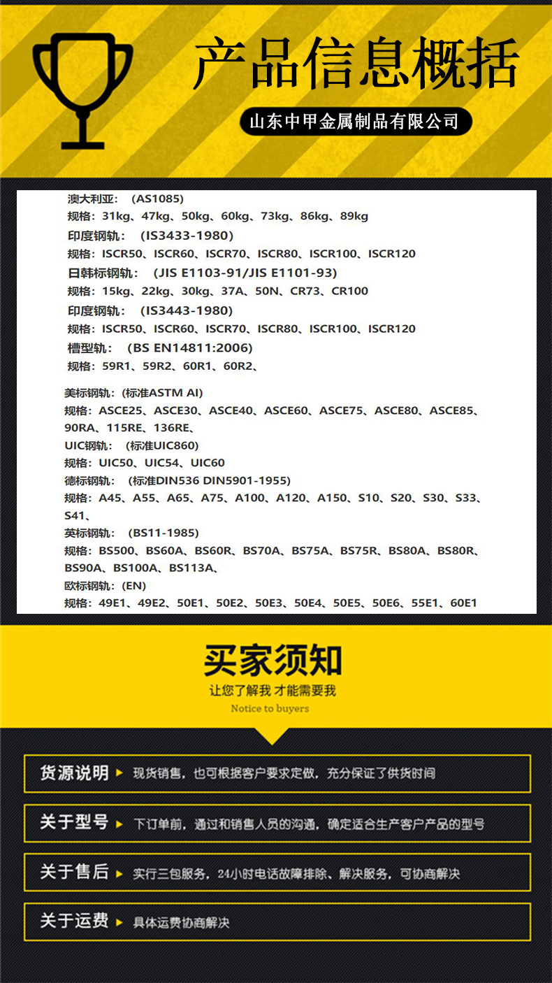 Track for trams 59R2 groove steel rail 60R2 groove rail European standard track steel quality U75V