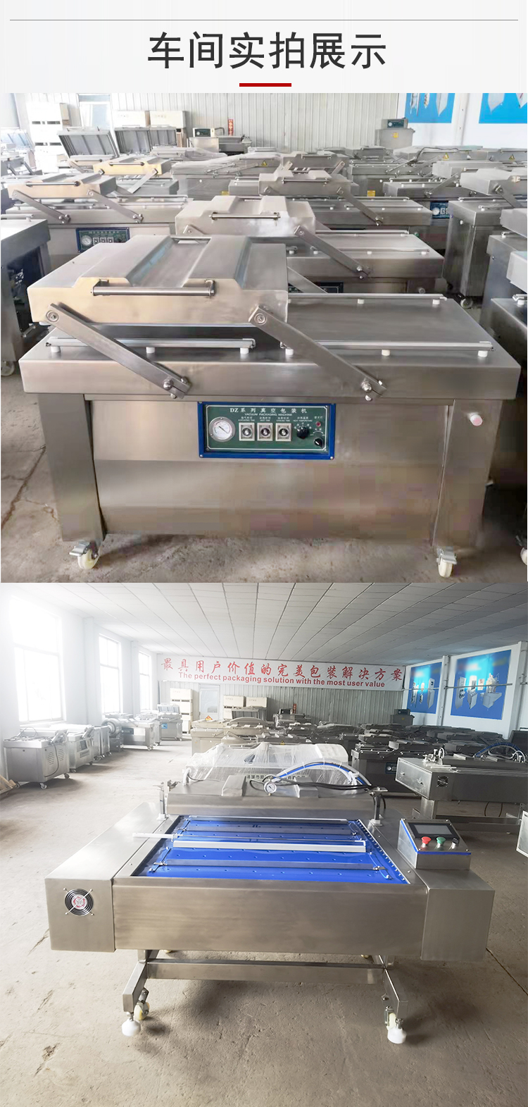 Double chamber Vacuum packing sea cucumber abalone automatic vacuum sealing machine food packaging machinery