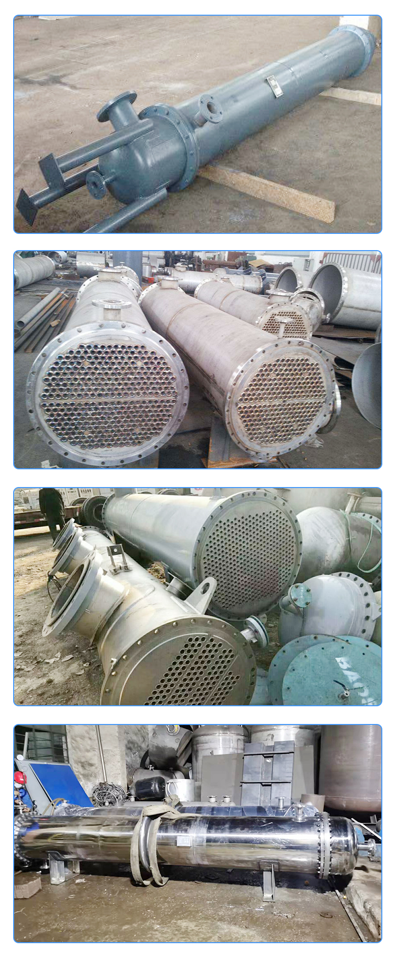 Chenghai customized tube condenser tube cooler vertical horizontal stainless steel material condensing equipment