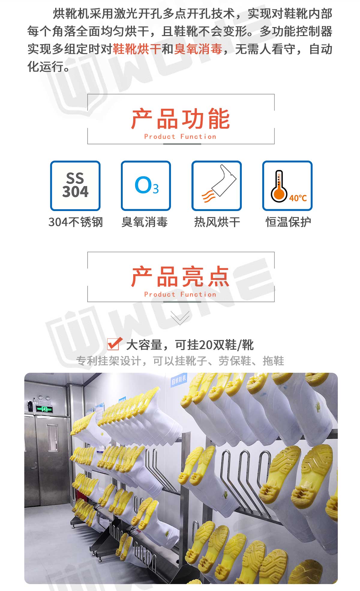 Disinfection equipment for Woan food processing workshop - Micro acid electrolytic water sterilizer