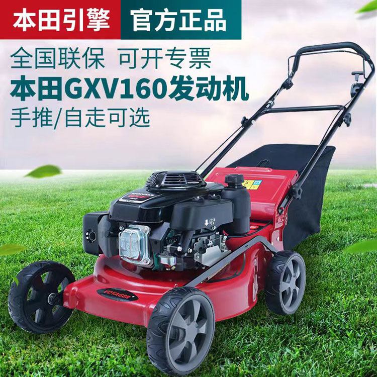 立安草坪机手推式宗申XP200动力自走款四冲程汽油割草机草坪修剪