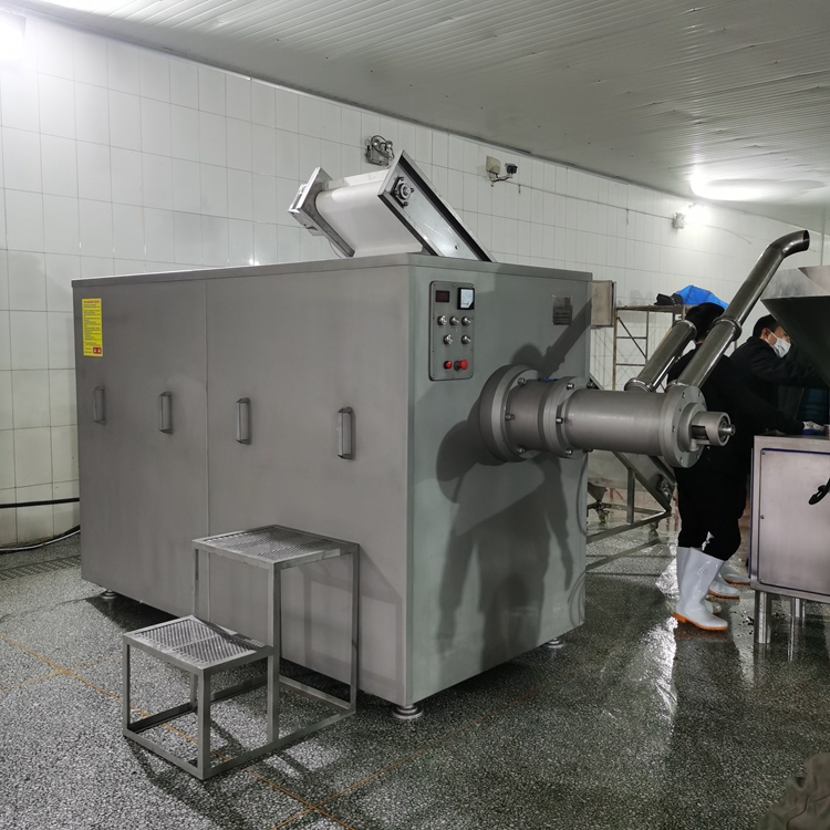 Bone and meat separator manufacturer, fully automatic fish mince processing equipment, meat product processing equipment