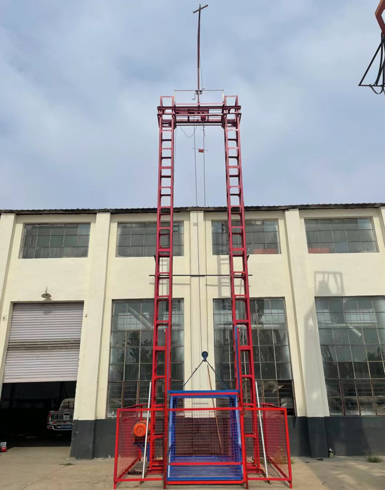 SSE160 Building Gantry Elevator Site Gantry Crane Loading Platform Customized Derrick Machine Single Cage Double Cage