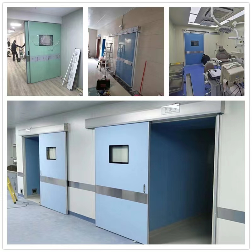 Anti radiation lead door manufacturer dental CT radiation department X-ray CT/DR room radiation protection door single open injury detection door