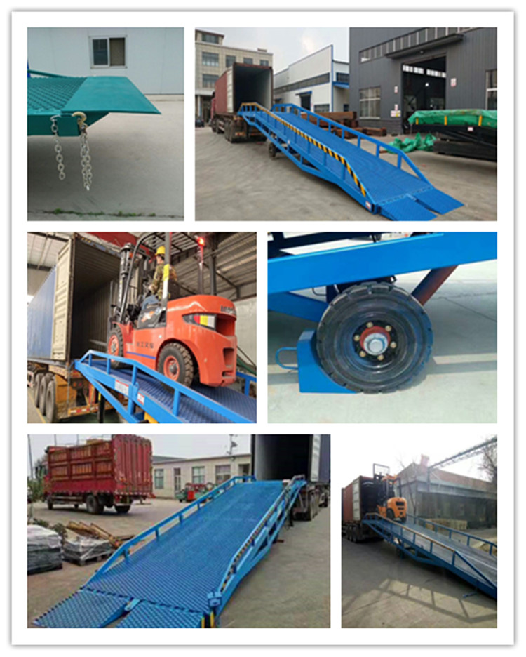 Shengrong 10 ton mobile loading and unloading bridge loading and unloading platform lifting and unloading platform