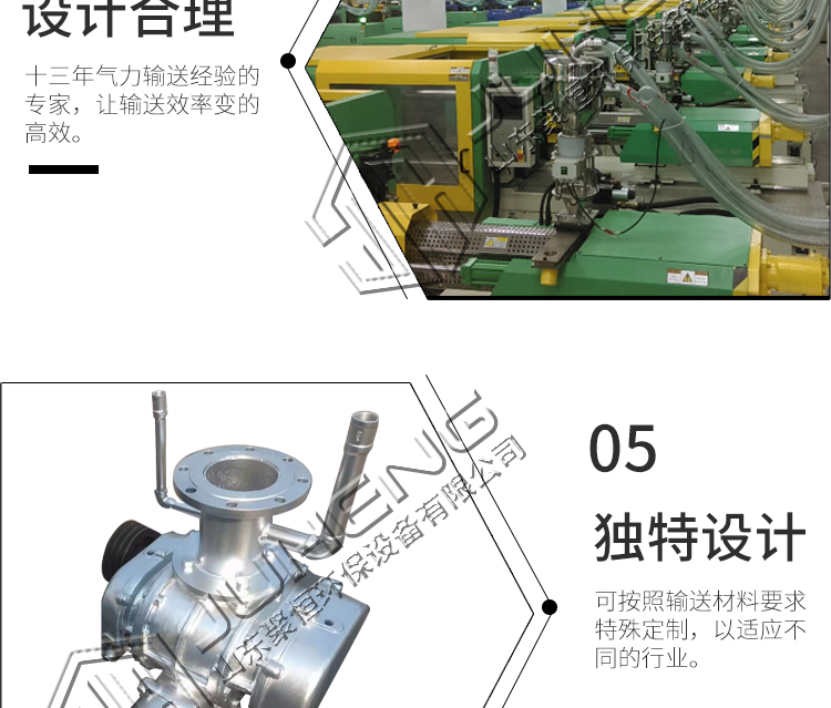 Pneumatic conveying engineering pneumatic conveying equipment with high conveying efficiency can be customized at the factory source