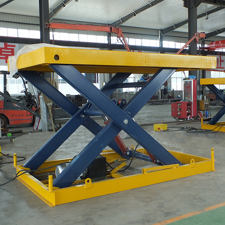 Shengli Hydraulic Lifting Platform 2-ton Fixed Scissor Fork Lifting Platform Electric Elevator Loading and Unloading Platform