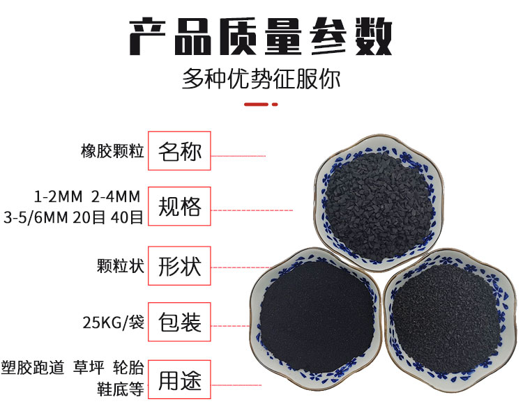 Shengfei Tire Rubber Powder Production Runway Amusement Park Golf Course Filling Rubber Particles
