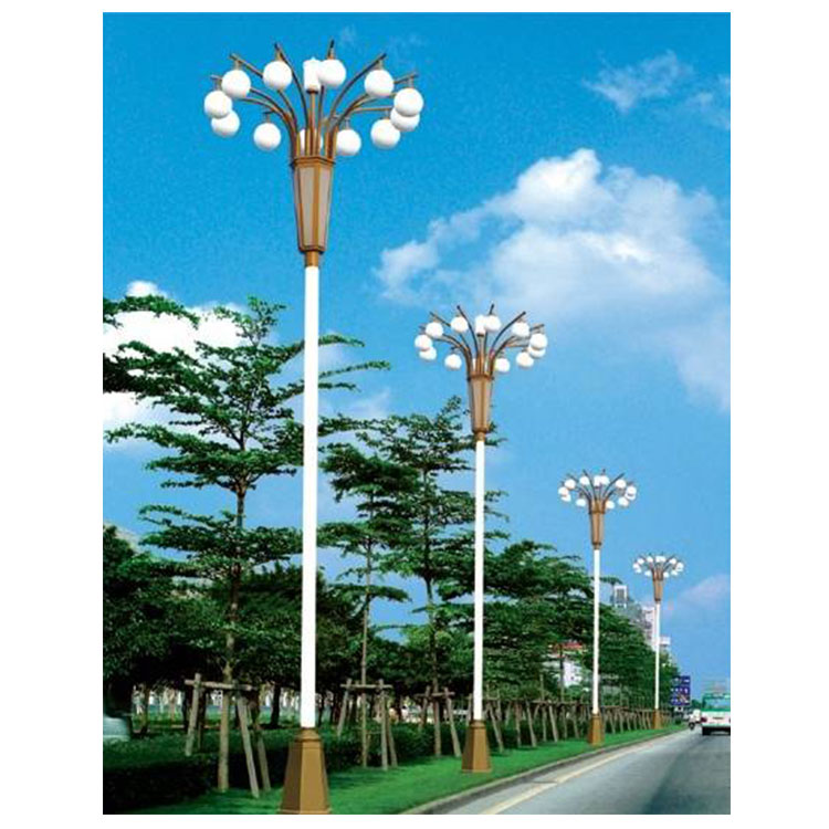 Customization of 8-fork 9-fire Magnolia LED landscape lamp combination lamp by outdoor Chinese lamp manufacturer