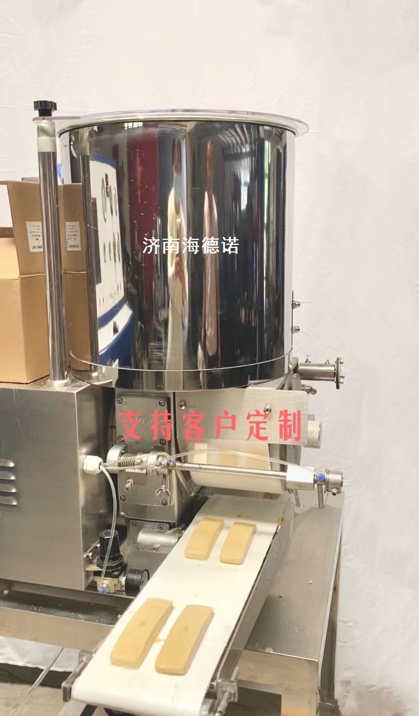 Leisure food meat patty forming machine, customized for various shapes of meat, fish, and chicken pieces, single row and double row