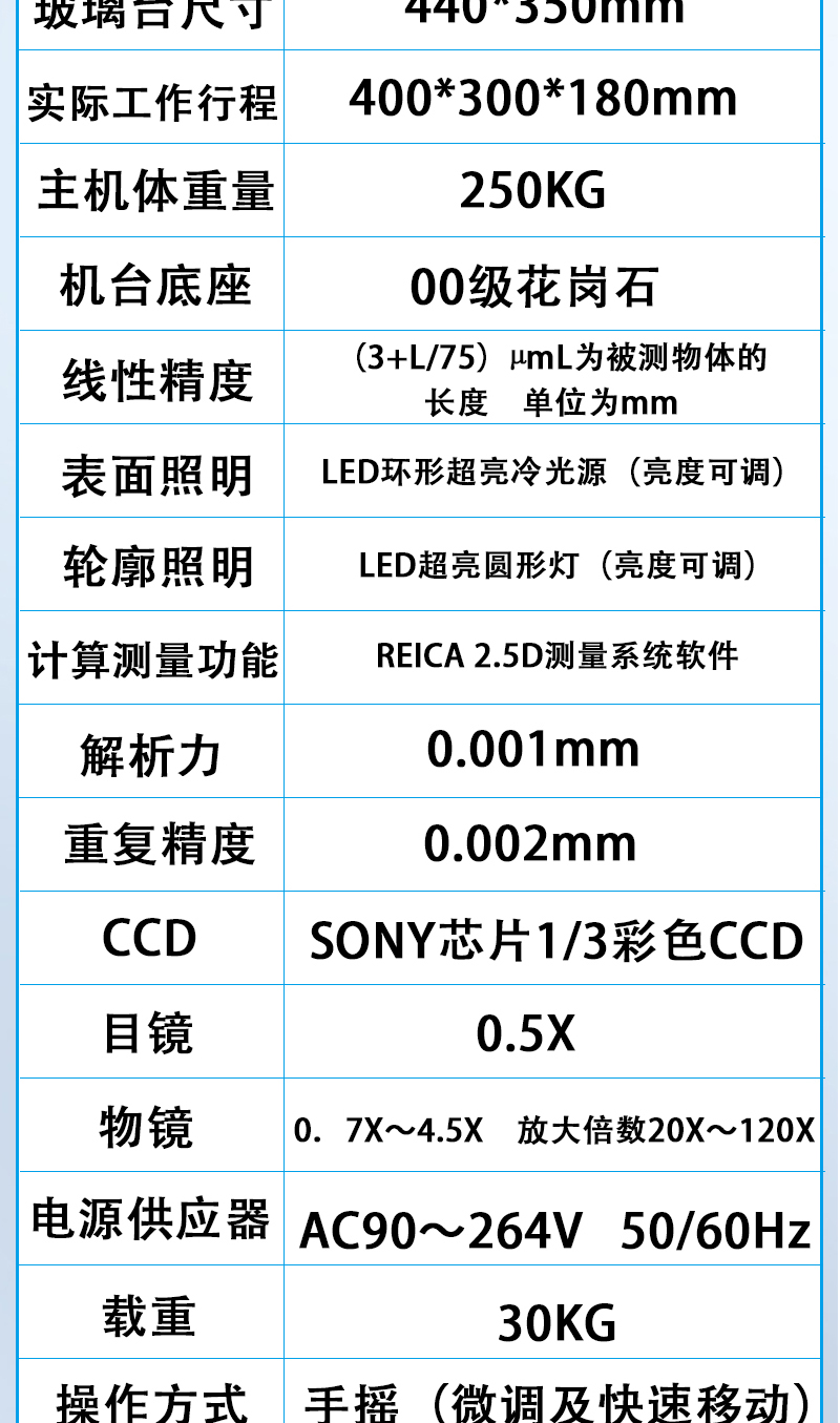 Full automatic anime measuring instrument Video measuring machine High efficiency test Creepage distance test of silica gel circuit board