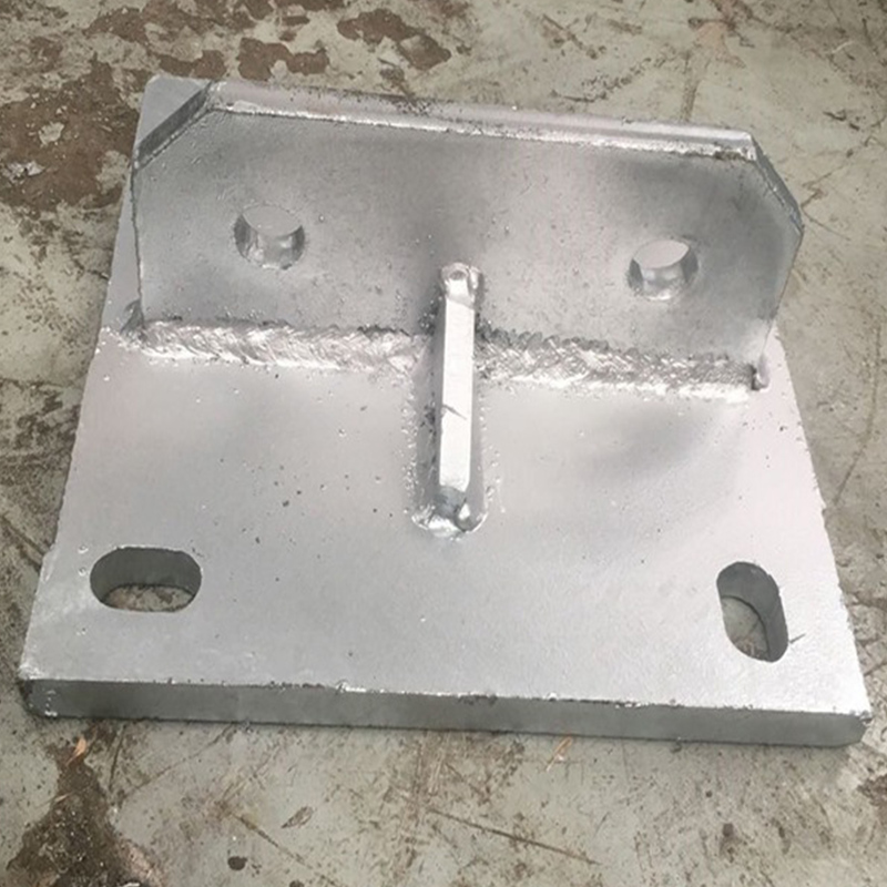 Hot dip galvanized stay wire base, high-speed rail foundation, stay wire anchor plate, stay wire anchor ring, steel plate, stay wire base plate, multiple iron fittings