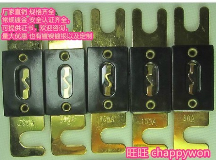 ANL large fork bolt fuse holder with transparent fuse box 20A-600A fuse connection box