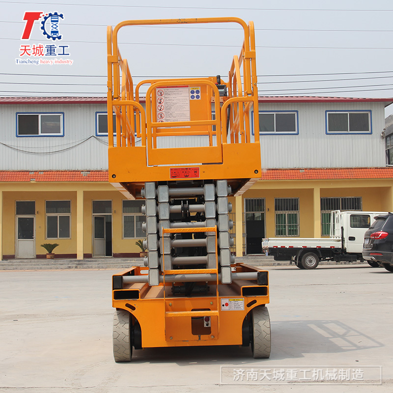 Tiancheng fully automatic lifting platform small high-altitude operation machine can be customized, mobile, flexible, and self scissoring DC