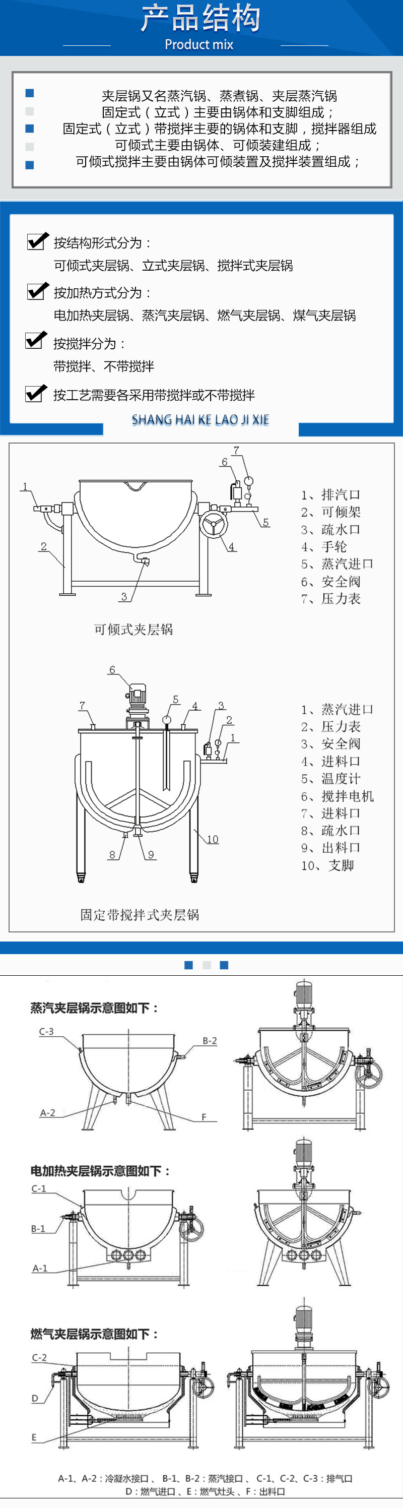 Fully automatic planetary stirring sandwich pot high viscosity food mixer mooncake filling frying pan frying machine