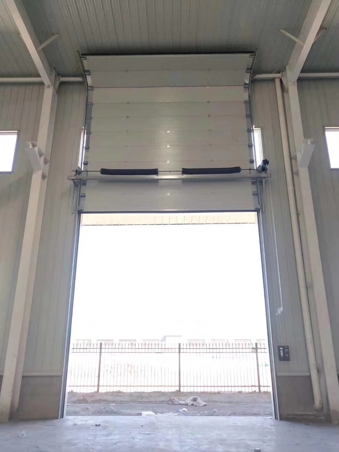 Industrial liftgate Color steel electric sliding door Factory warehouse fire Roller shutter