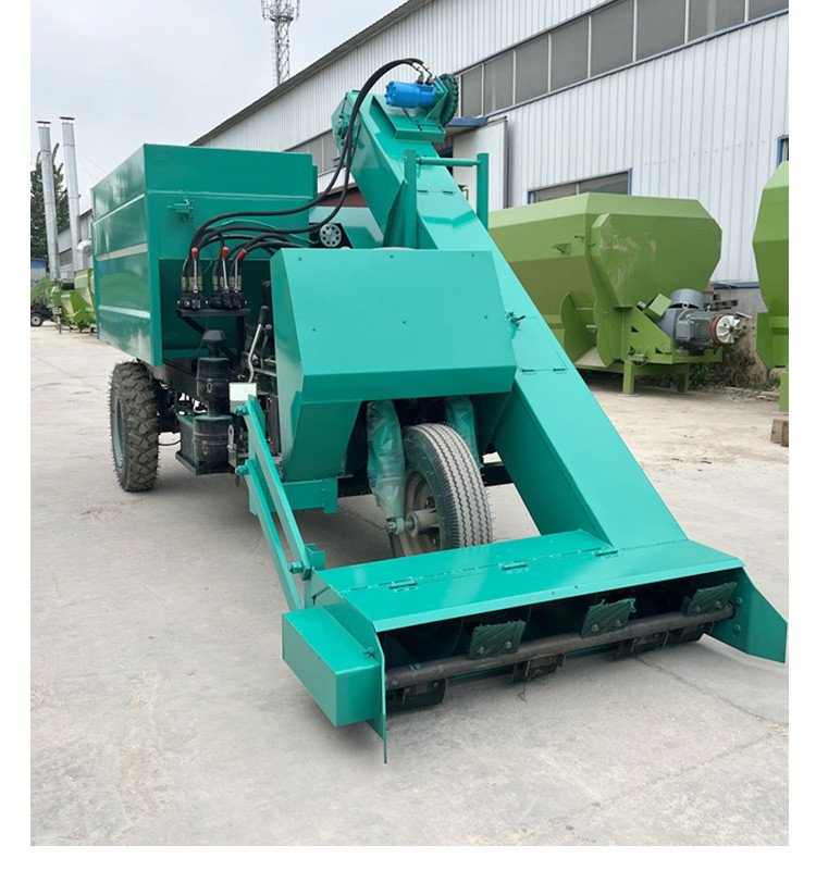 Diesel five cubic meter manure truck, cow farm, manual manure removal machine, self suction and self unloading manure cleaning machine