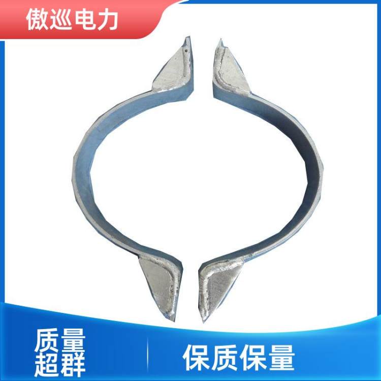 傲巡电力长期供应扁铁抱箍 资质齐全 水管管道固定u型丝 发货及时